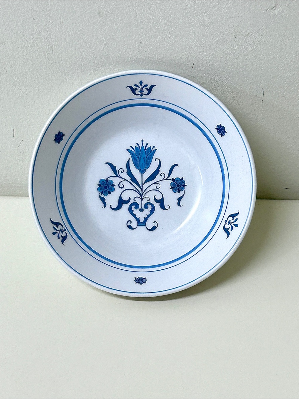 Vintage Discontinued NORITAKE Japan Progression BLUE HAVEN Coupe Cereal Bowl